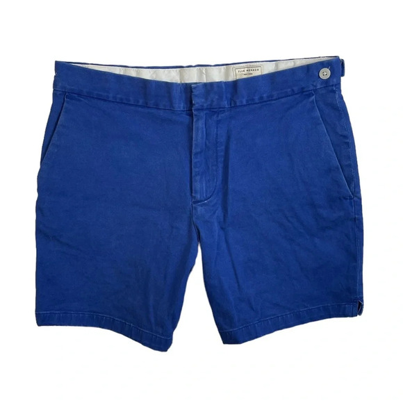 SH703 Mens Club Monaco New York Designer 6” Inseam Preppy Chino Shorts 31 - Picture 1 of 5
